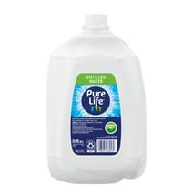 Pure Life Distilled Water, 1-Gallon, Plastic Bottled Water (1 Pack), Side Handle