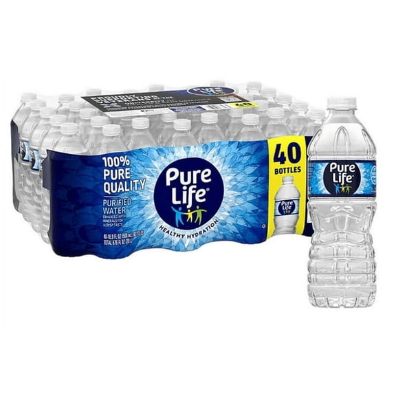 Pure Life Purified Water (16.9 fl. oz., 40 pk.) (Pack of 2)