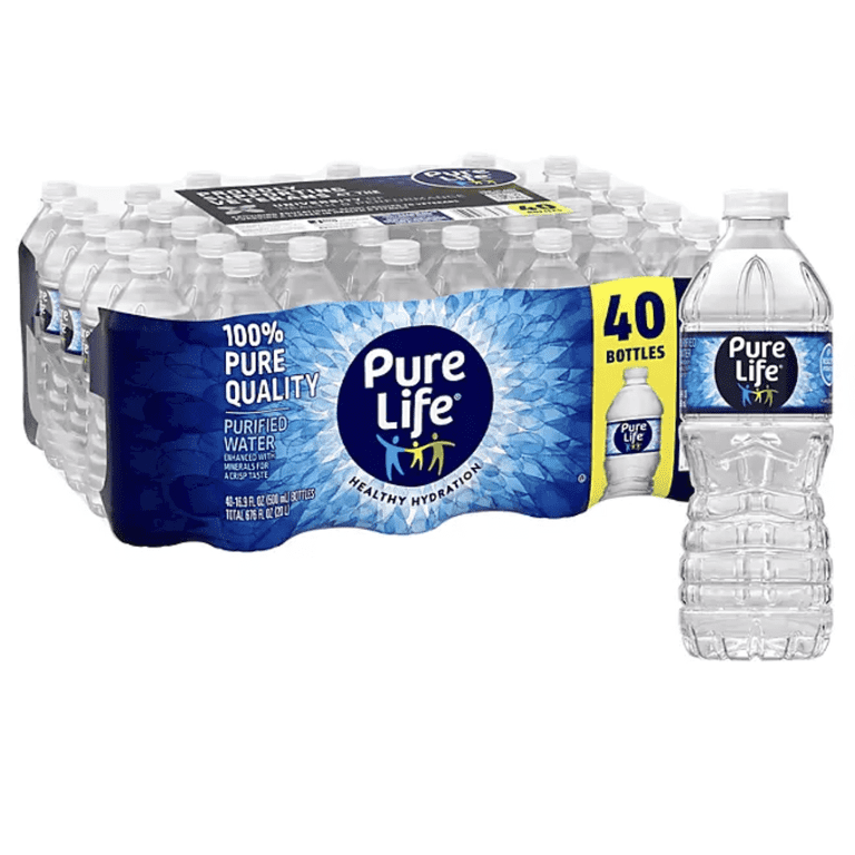 Pure Life Purified Bottled Water Case, 16.9 fl. oz., 40 Pack