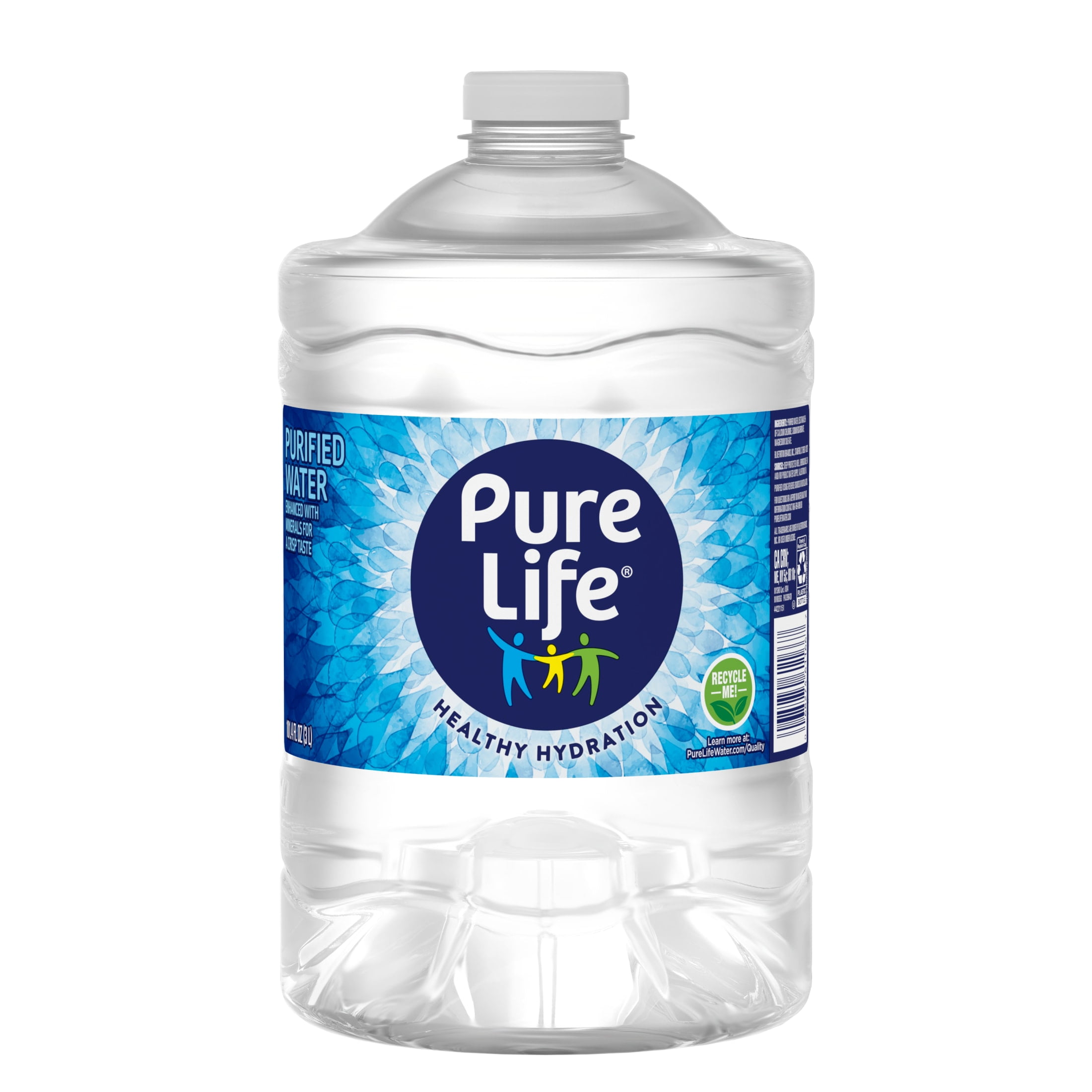 Pure Life Purified Water, 3 Liter, Single