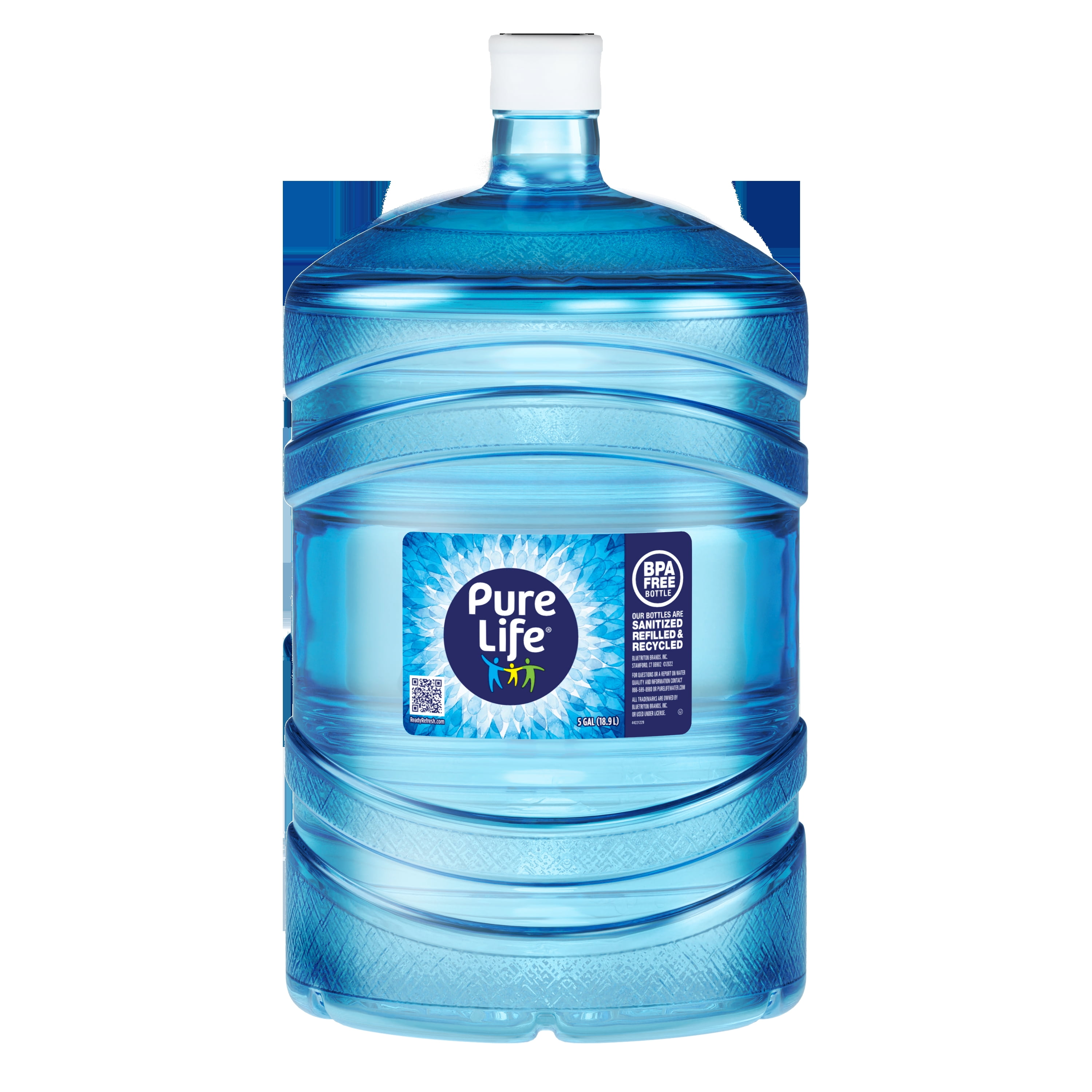 Pure Life Purified Water, 5 gal, Single Plastic Jug