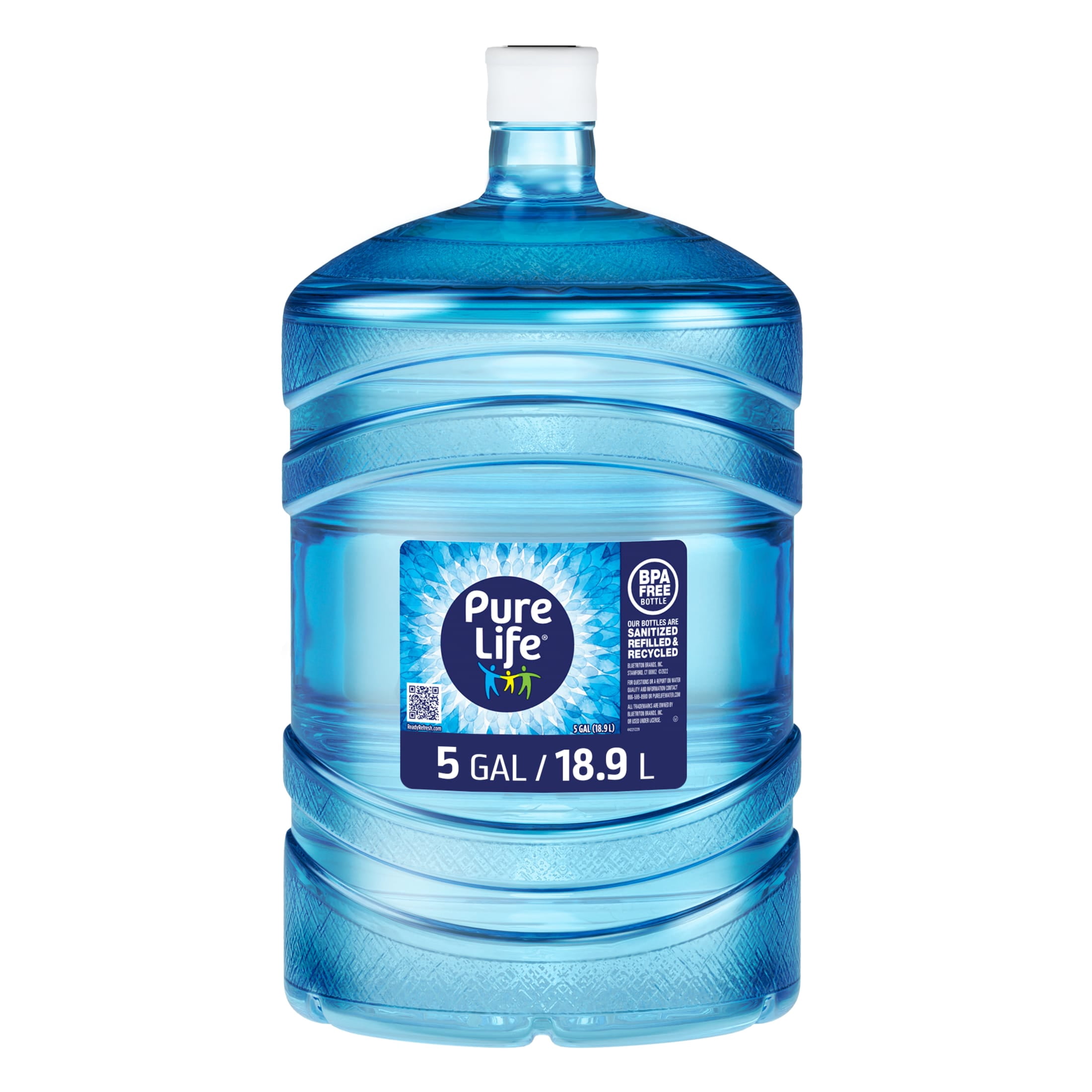 Pure Life Purified Water, 5 Gal, Single Plastic Jug