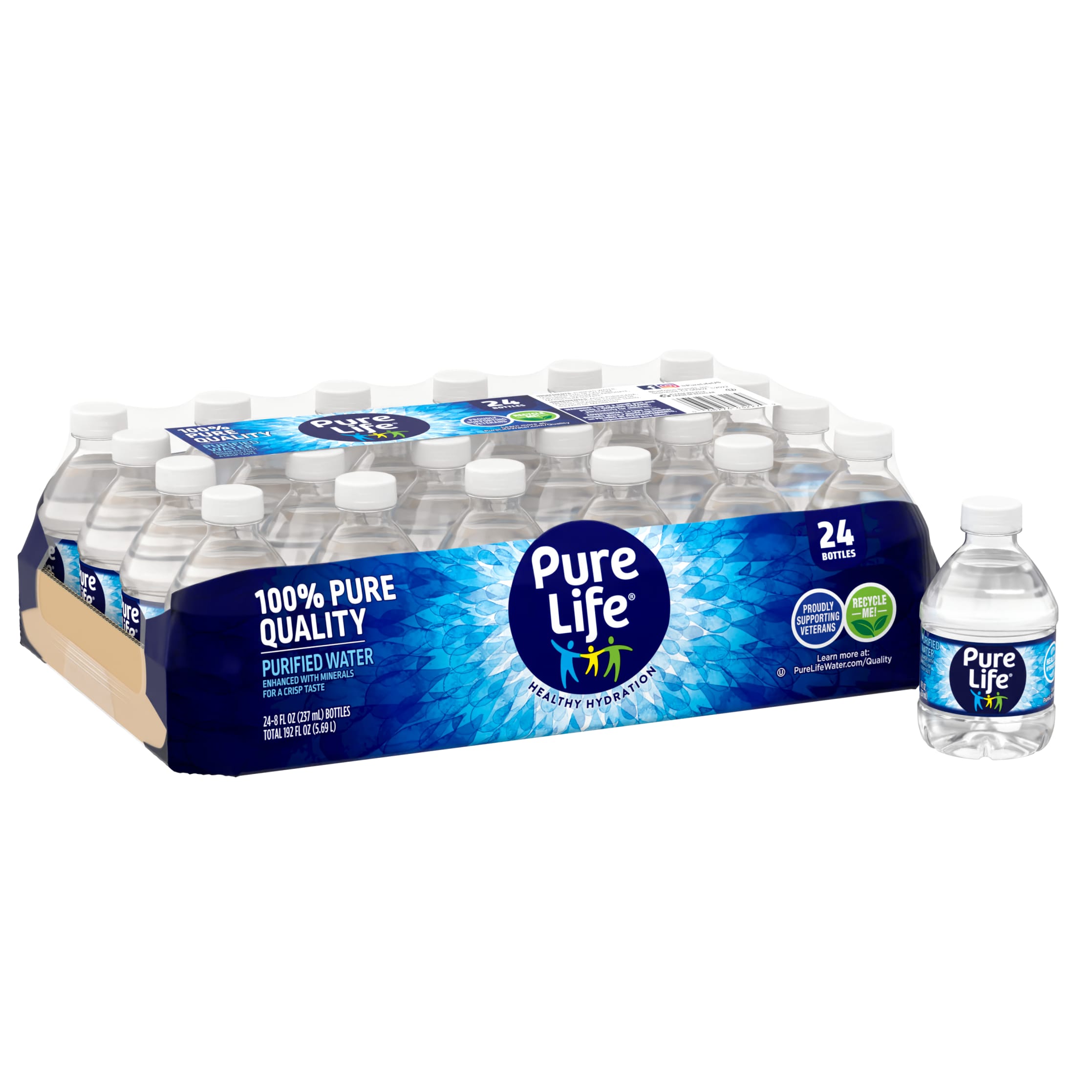 Pure Life Purified Water 8 Fl Oz Plastic Bottled Water 24 Pack: What to Expect