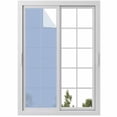 thumbnail image 1 of Pure Light Blue Window Privacy Film, Simple Solid Color Static Cling UV Sun Blocking Heat Control Window Tint Day and Night, Non-Adhesive Reusable One Way Windows Privacy Cover 17.7''x78.7'', 1 of 7