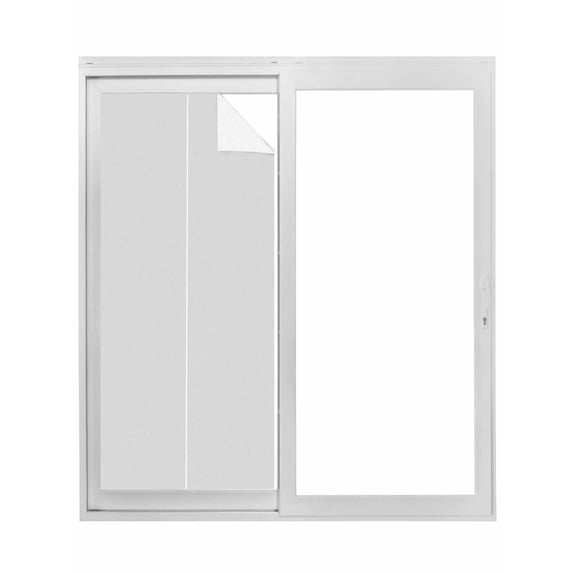 Pure Light Grey Window Privacy Film, Simple Solid Color Static Cling UV Sun Blocking Tint Film Heat Control Windows Films for Bedroom Bathroom, Window Stickers 17.7"x39.3"