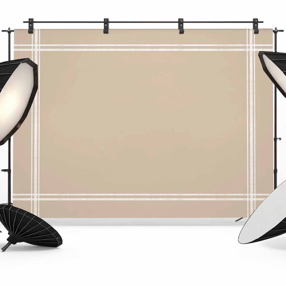 Solid Simple Backdrop Pure Light Khaki Backdrop for Photography, Fabric Photo Background ...