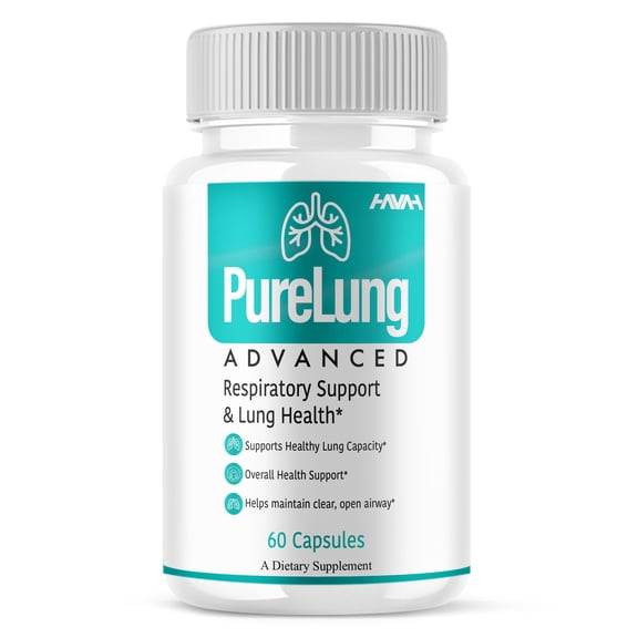 Pure Lung Advanced Wellness Lung Support, PureLung Supplement (60 Capsules)
