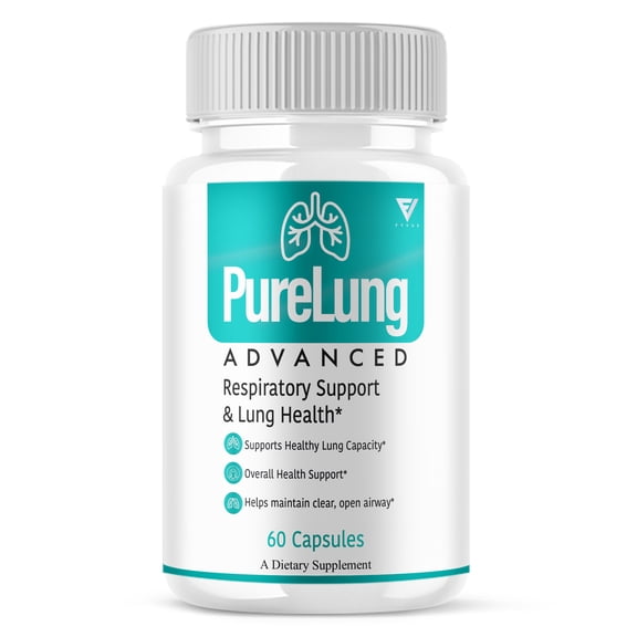 Pure Lung Advanced Wellness Support, PureLung Health Supplement (60 Capsules)
