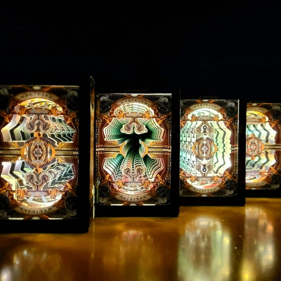 Pure Magic Infinity Cut w/ LEDs Playing Cards by 3Decks Designs