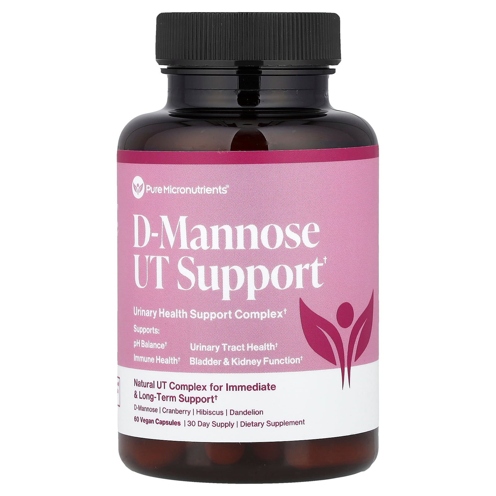 Pure Micronutrients D-Mannose UT Support, 60 Vegan Capsules