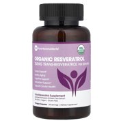 Pure Micronutrients Organic Resveratrol, 90 Vegan Capsules