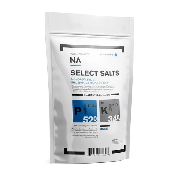 Pure Monopotassium Phosphate (MKP) Fertilizer | 0-52-34 | High Purity | Water Soluble (5lbs(2265g))