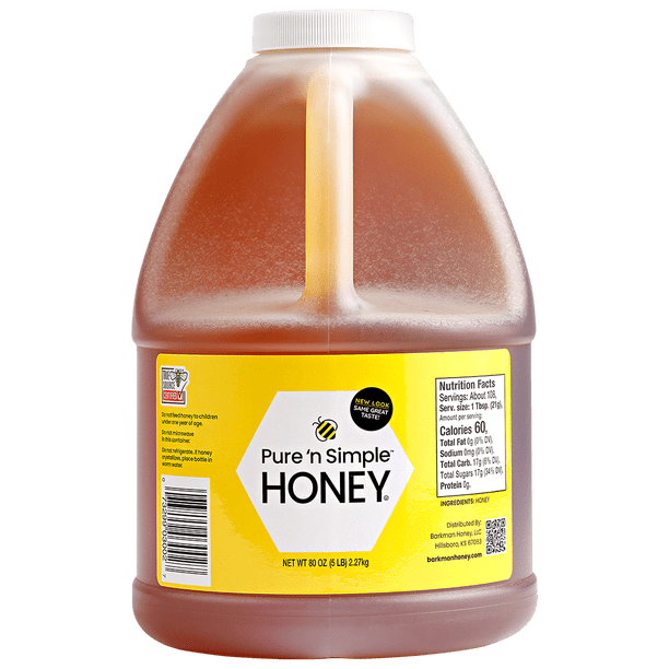 Pure Honey 80oz Jug - Bulk honey for specialty food stores