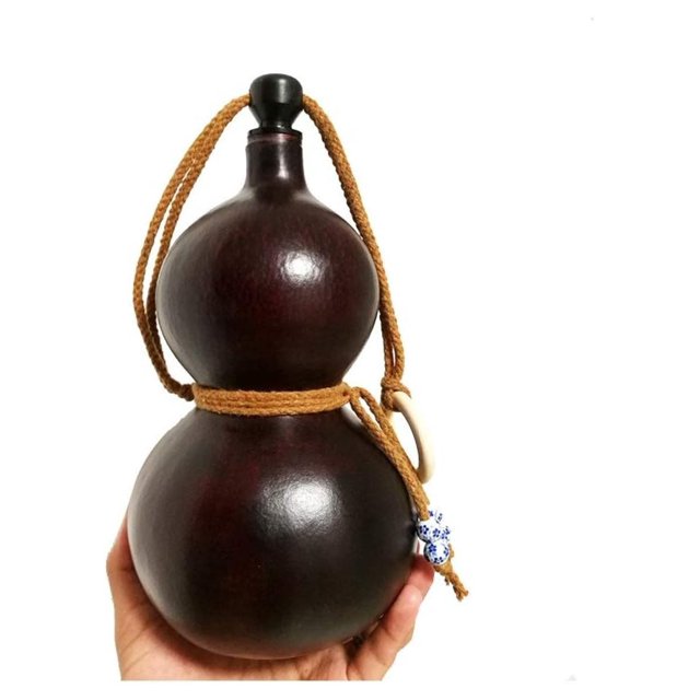 Pure Natural Gourd, Outdoor Portable Water Bottle, Water And Wine