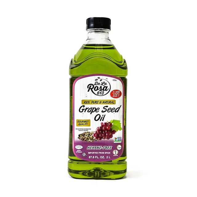 Pure & Natural NonGMO Grape Seed Oil 67.6oz Expeller Pressed