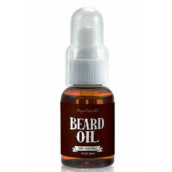 Pure Natural Organic Beard Oil & Leave-In Conditioner 1 oz. Jojoba & Argan Oil