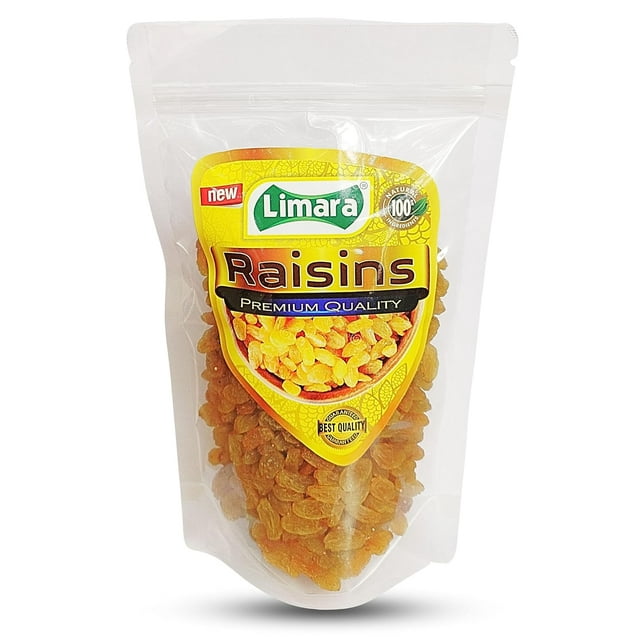 Pure Natural Seedless Raisins By Limara 250gm, Nutrients & Delicious