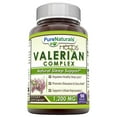 thumbnail image 1 of Pure Natural Valerian Complex 1200 Mg Per Serving 90 Veggie Capsules Supplement | Non-GMO | Gluten-Free | Made in USA | Ideal for Vegetarians, 1 of 5