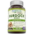 thumbnail image 1 of Pure Naturals Burdock Root 425 Mg Per Serving 120 Veggie Capsules Supplement | Non-GMO | Gluten Free | Made in USA, 1 of 2