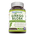 thumbnail image 1 of Pure Naturals Ginkgo Biloba Supplement - Standardized to Contain 24% Ginkgo Flavone Glycosides - 60mg Ginkgo Leaf Extract Capsules for Memory Support & More - 120 Capsules Per Bottle, 1 of 3