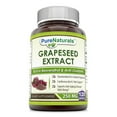 thumbnail image 1 of Pure Naturals Grapeseed Extract 250mg Per Serving 120 Veggie Capsules Supplement | Non-GMO | Gluten Free | Made in USA | Suitable for Vegetarians, 1 of 6