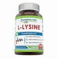 thumbnail image 1 of Pure Naturals L-Lysine 1000 mg Per Serving 180Tablets Amino Acid Supplement | Ideal for Men & Women | Non-GMO | Gluten Free |, 1 of 4