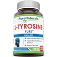 thumbnail image 1 of Pure Naturals L-Tyrosine 500 mg Per Serving 180 Capsules | Amino Acid Supplement | Non-GMO | Gluten Free, 1 of 5