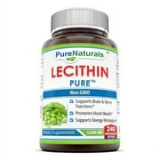 Pure Naturals Lecithin - 1200mg, 240 Quick Release Softgels