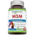 thumbnail image 1 of Pure Naturals MSM 1500mg 180 Tablets Supplement | Non-GMO | Gluten Free | Made in USA, 1 of 6
