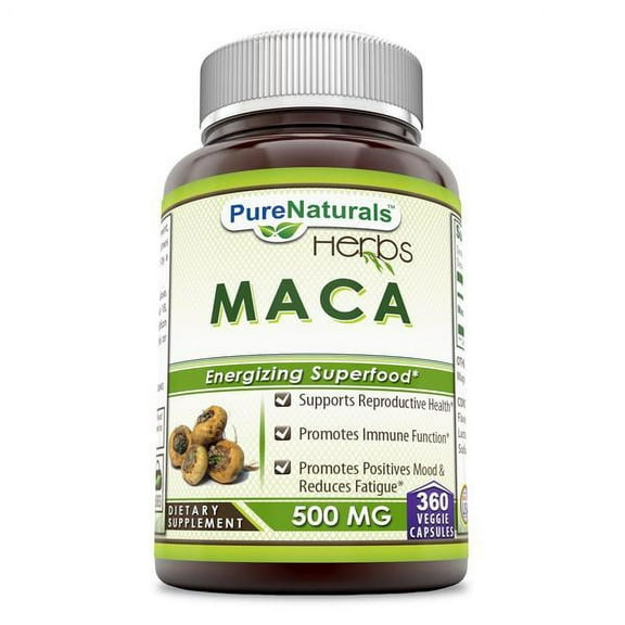 Pure Naturals Maca 500 Mg, Capsules (360 Count)