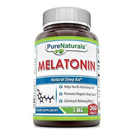Pure Naturals Melatonin 5 Mg 360 Tablets