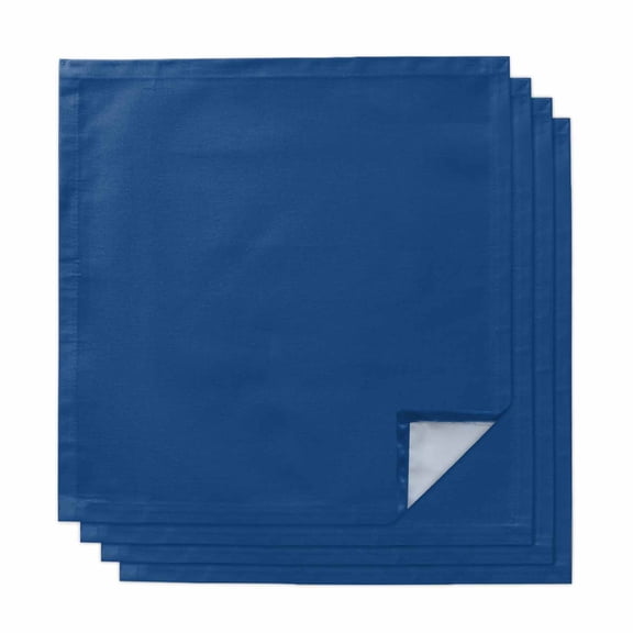 Pure Navy Blue Cloth Napkins, Simple Solid Color Washable and Reusable Dinner Napkins Set of 4, Table Napkin for Kitchen Party Birthday Wedding Hotel Housewarming 20"x20"