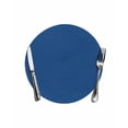 thumbnail image 1 of Pure Navy Blue Round Placemats for Dinning Tables, Heat-proof Braided Table Mats 13 Inch, Simple Solid Color Washable Place Mat for Kitchen Restaurant Party Decor Supplies Table Setting, 1 of 9