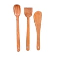thumbnail image 1 of Pure Neem Wood Spatula Set for Cooking | Dosa Spatula Set Neem Wood Flip & Serve Set of 3, 1 of 2