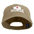 thumbnail image 1 of Pure Nurse Sign Embroidered Low Profile Dyed Cotton Twill Cap - Khaki OSFM, 1 of 5