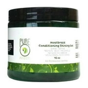 Pure O Hair Solution NeatBraid Conditioning Shining Gel, 16 Oz, 2 Pack
