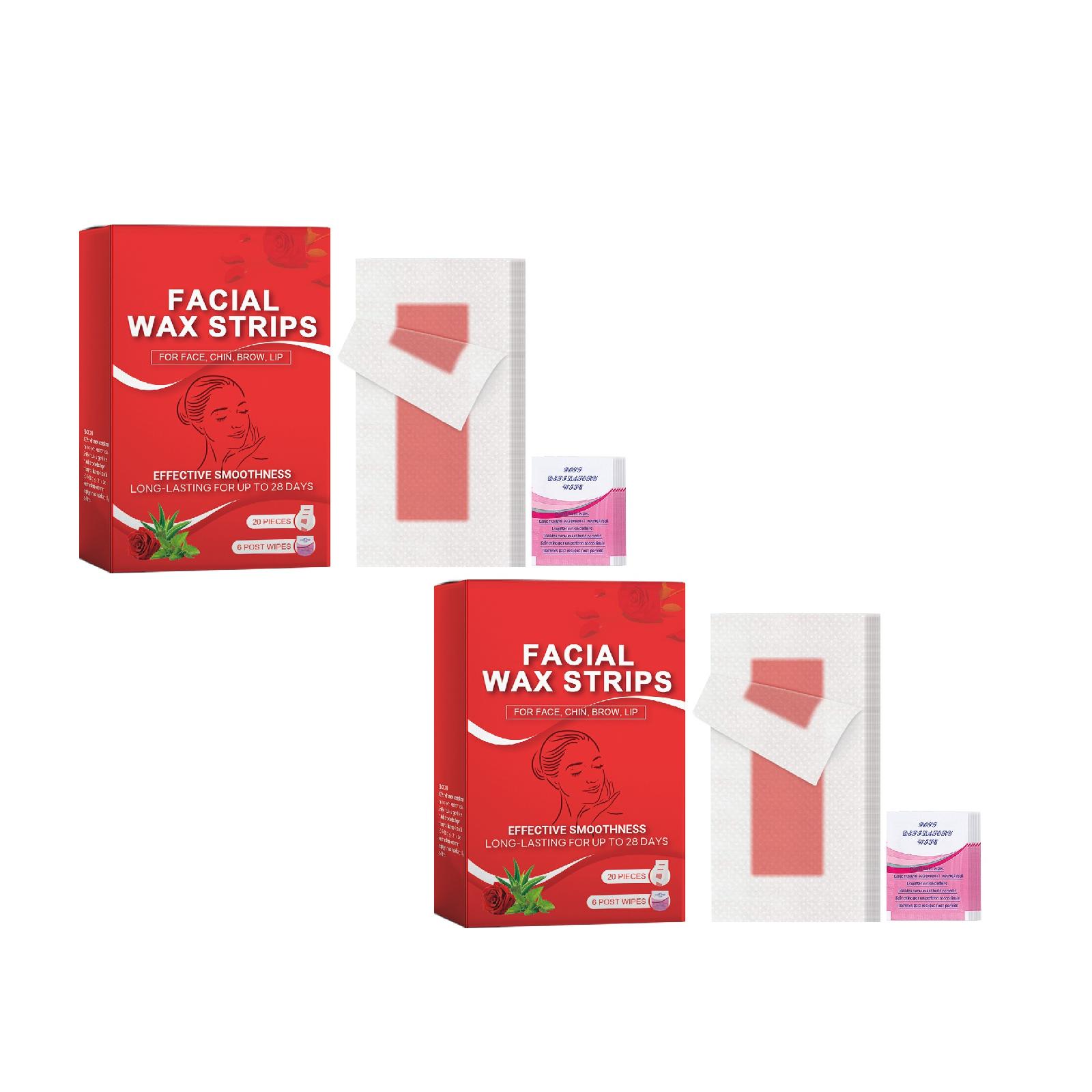 Pure Oil Cold Pressed Oil, Wax Strips for Face Hair Removal Facial