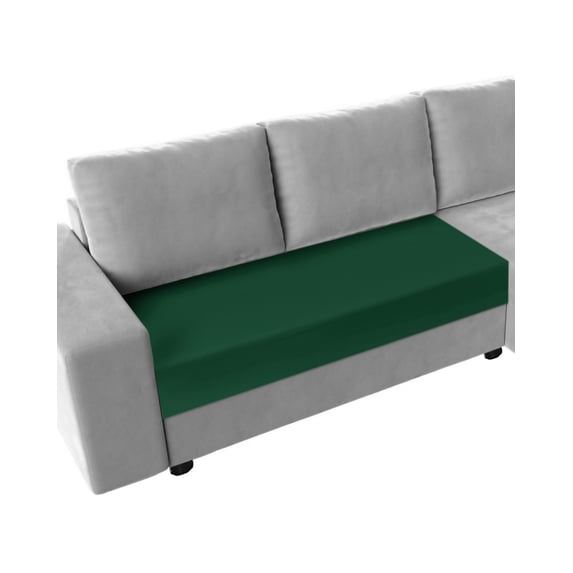 Pure Olive Green Couch Cushion Covers Stretch, Washable Sofa Seat Covers Individual Seat Cushion Sofa Slipcovers Simple Solid Color Couch Cover Furniture Protector M-1PCS