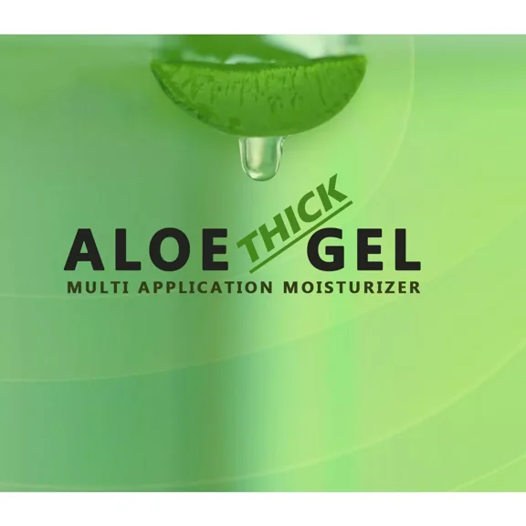 Pure Organic Aloe Vera Thick Gel Soothing Moisturizer Cream Anti Aging Skin Care