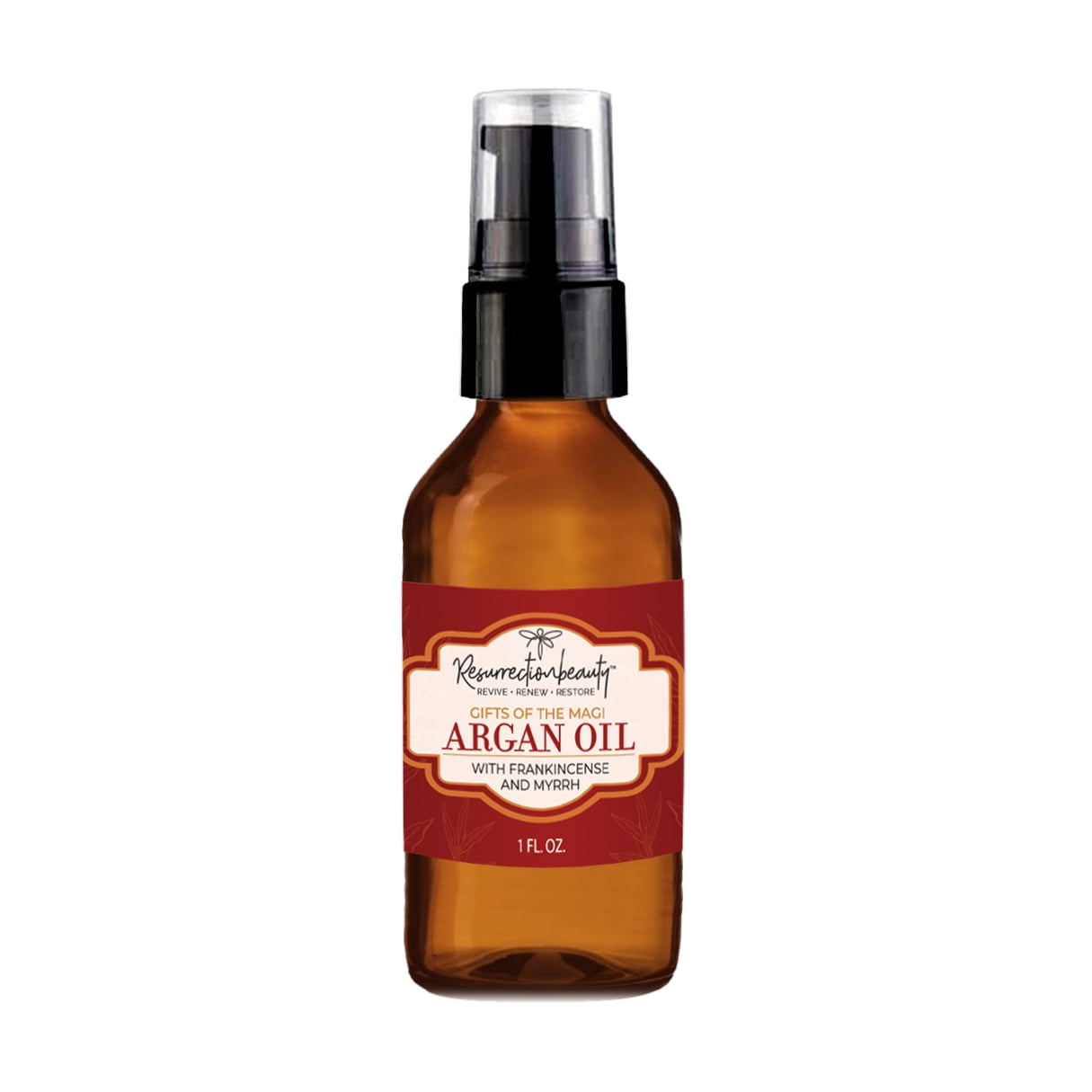 Pure Organic Argan Oil Moisturizer With Frankincense and Myrrh For Hair