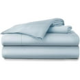 thumbnail image 1 of Pure Organic Cotton Sheets - Full Size, Sky Blue Color, Bedsheet 800-Thread-Count, 12 inch Deep Pockets, 1 of 7