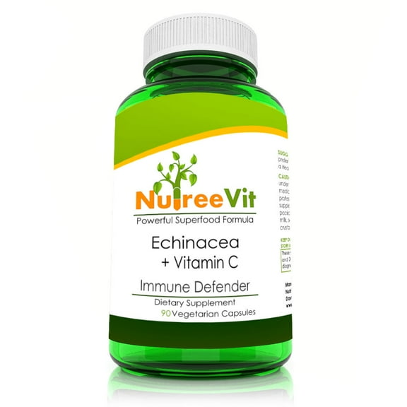 Pure Organic Echinacea + Vitamin C - Immune Defense