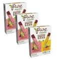 Pure Organic Layered Fruit Bars Variety 3 Boxes, 24 Bars Each Box, 72