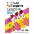 thumbnail image 1 of Pure Organic Layered Fruit Bars, Variety Pack, 0.63 oz, 28-count, 1 of 5