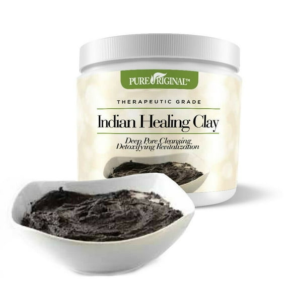 Pure Original Indian Healing Clay Deep Pore Cleansing Facial & Body Mask