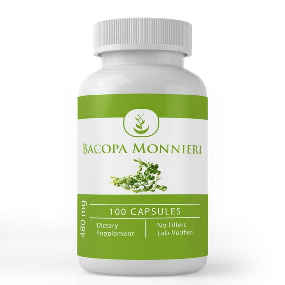 Pure Original Ingredients Bacopa Monnieri, 100 Capsules Always Pure, No Additives Or Fillers, Lab Verified