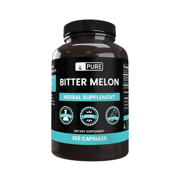 Pure Original Ingredients Bitter Melon 365 Capsules No Magnesium Or Rice Fillers, Always Pure, Lab Verified