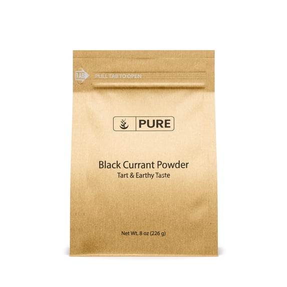 Pure Original Ingredients Black Currant Powder 8 oz Smoothies & Shakes, Naturally Delicious, Tart & Earthy Taste