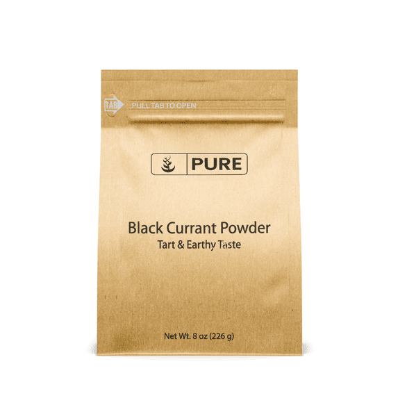 Pure Original Ingredients Black Currant Powder 8 oz Smoothies & Shakes, Naturally Delicious, Tart & Earthy Taste