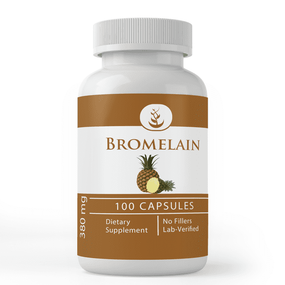 Pure Original Ingredients Bromelain, 100 Capsules Always Pure, No Additives or Fillers, Lab Verified